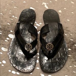 Tory Burch patent leather sandal